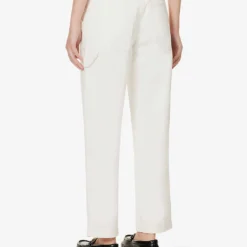 Worker Tapered-leg Mid-rise Jeans -Outlet Pique Style Store R04166221 OFFWHITE ALT03
