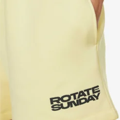 Logo-print Mid-rise Organic-cotton Sweat Shorts -Outlet Pique Style Store R04166484 TRANSPARENTYELLOW ALT04