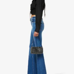 GOOD AMERICAN Good Legs Mid-rise Flared-leg Regular-fit Stretch-recycled Denim Jeans -Outlet Pique Style Store R04166581 INDIGO456 ALT02