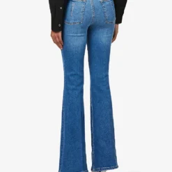 GOOD AMERICAN Good Legs Mid-rise Flared-leg Regular-fit Stretch-recycled Denim Jeans -Outlet Pique Style Store R04166581 INDIGO456 ALT04