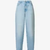 GOOD AMERICAN Good 90s Loose Wide-leg Mid-rise Denim Jeans