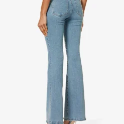 GOOD AMERICAN Good Legs Flared Low-rise Stretch-denim Jeans -Outlet Pique Style Store R04166603 INDIGO492 ALT04