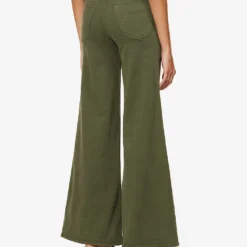 GOOD AMERICAN Good Waist Palazzo Wide-leg High-rise Stretch-denim Jeans -Outlet Pique Style Store R04166633 FERN002 ALT04