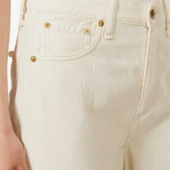 Rag & Bone Featherweight Sofie Wide-leg Upcycled Denim-blend Jeans -Outlet Pique Style Store R04166647 ECRU ALT04