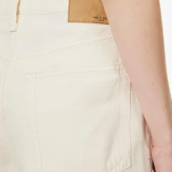 Rag & Bone Featherweight Sofie Wide-leg Upcycled Denim-blend Jeans -Outlet Pique Style Store R04166647 ECRU ALT05
