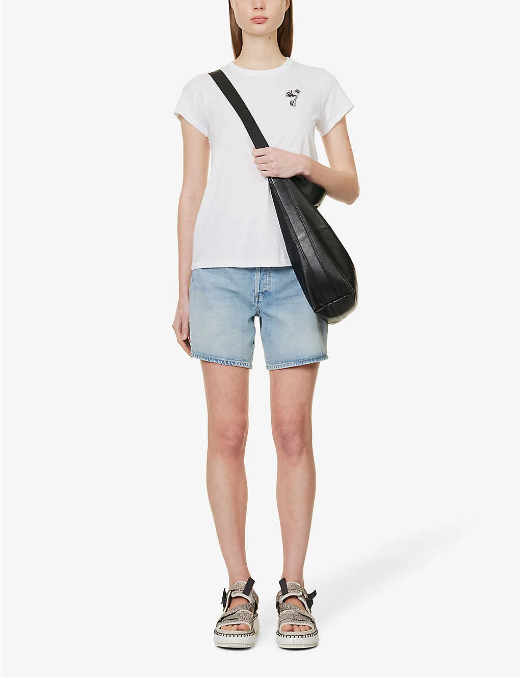 Rag & Bone Mushroom-embroidered Short-sleeved Organic-cotton T-shirt 2 Rag & Bone Mushroom-embroidered Short-sleeved Organic-cotton T-shirt - Image 2