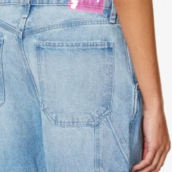 Rag & Bone Sid Carpenter Wide-leg Mid-rise Cotton-blend Jeans -Outlet Pique Style Store R04166653 KONA ALT06