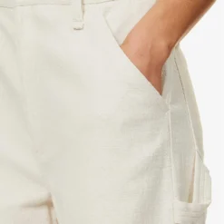 Rag & Bone Baggy Dre Straight-leg Low Rise Jeans -Outlet Pique Style Store R04166662 ECRU ALT04