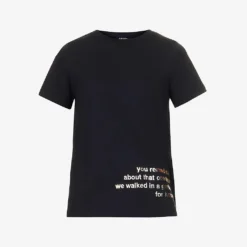 Aris Text-print Cotton-jersey T-shirt