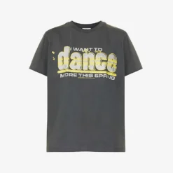 Ganni Dance Graphic-print Relaxed-fit Organic Cotton-jersey T-shirt