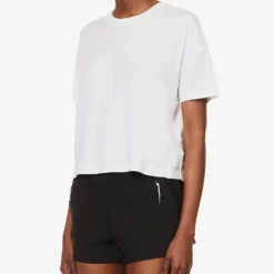 Vuori Energy Boxy-fit Stretch-jersey T-shirt -Outlet Pique Style Store R04167654 WHITE ALT02