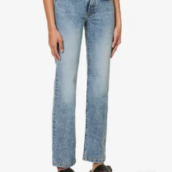 Eiffel Straight-leg Low-rise Stretch-organic Denim Jeans 9 Eiffel Straight-leg Low-rise Stretch-organic Denim Jeans -Outlet Pique Style Store R04167933 VINTAGE97 ALT02