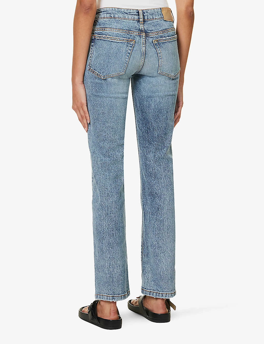 Eiffel Straight-leg Low-rise Stretch-organic Denim Jeans 4 Eiffel Straight-leg Low-rise Stretch-organic Denim Jeans - Image 4