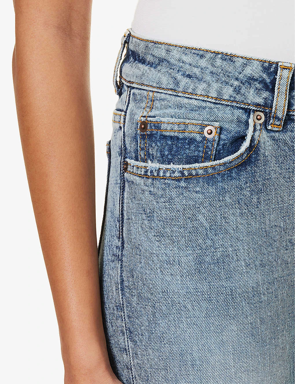 Eiffel Straight-leg Low-rise Stretch-organic Denim Jeans 5 Eiffel Straight-leg Low-rise Stretch-organic Denim Jeans - Image 5