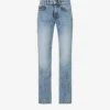 Eiffel Straight-leg Low-rise Stretch-organic Denim Jeans