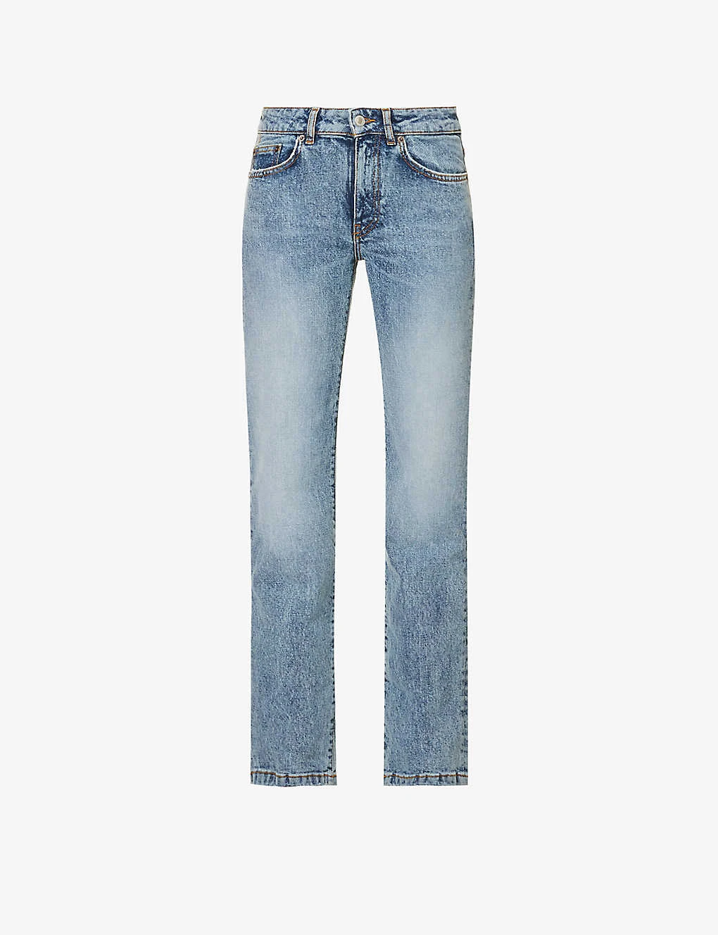 Eiffel Straight-leg Low-rise Stretch-organic Denim Jeans 1 Eiffel Straight-leg Low-rise Stretch-organic Denim Jeans