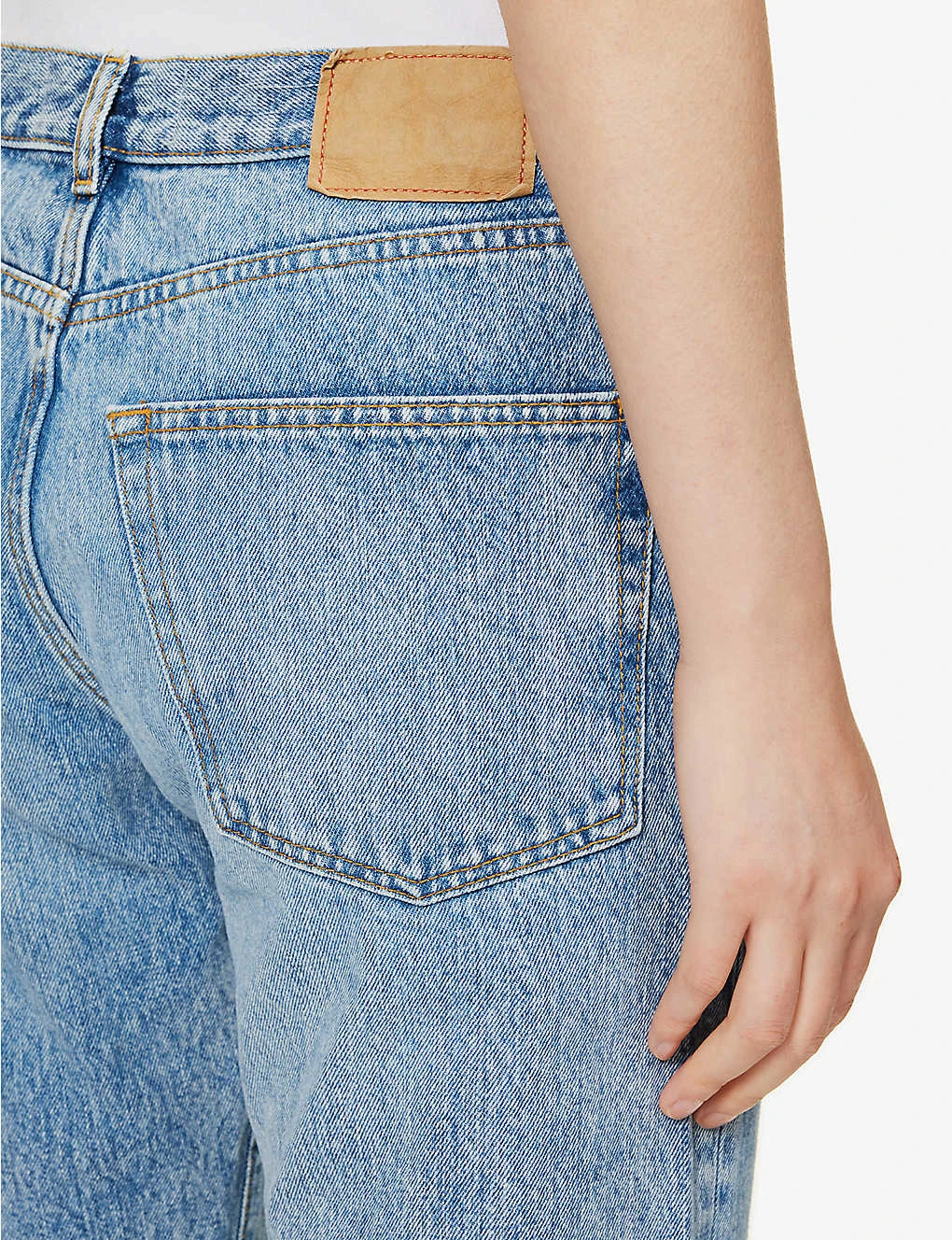 Rodeo Straight-leg Mid-rise Organic And Recycled Denim-blend Jeans 5 Rodeo Straight-leg Mid-rise Organic And Recycled Denim-blend Jeans - Image 5