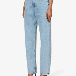 FIORUCCI Patti Graphic-print Straight-leg Mid-rise Organic-denim Jeans -Outlet Pique Style Store R04168324 ACIDWASH ALT02