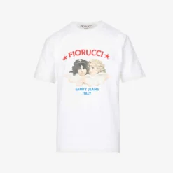 FIORUCCI Angel-pattern Organic Cotton-jersey T-shirt