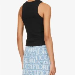 FIORUCCI Angels Organic Stretch-cotton Top 8 FIORUCCI Angels Organic Stretch-cotton Top -Outlet Pique Style Store R04168335 BLACK ALT03