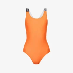 Exclusive Logo-print Stretch-recycled Polyamide Swimsuit
