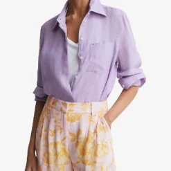 Reiss Bonnie High-rise Floral-print Woven Shorts -Outlet Pique Style Store R04168933 MULTI ALT02