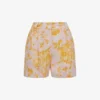 Reiss Bonnie High-rise Floral-print Woven Shorts