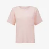 Reiss Sofia Patch-pocket Short-sleeve Cotton-blend T-shirt
