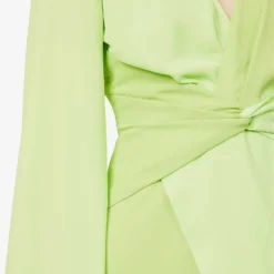 Exclusive Frieda Colour-block Woven Maxi Dress 10 Exclusive Frieda Colour-block Woven Maxi Dress -Outlet Pique Style Store R04169539 GREEN ALT04