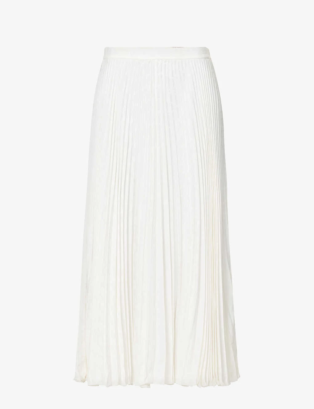 Valentino Pleated Silk Midi Skirt 1 Valentino Pleated Silk Midi Skirt