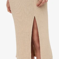 Joseph Ribbed Mid-rise Stretch-knit Midi Pencil Skirt -Outlet Pique Style Store R04169973 DESERTCOMBO ALT02