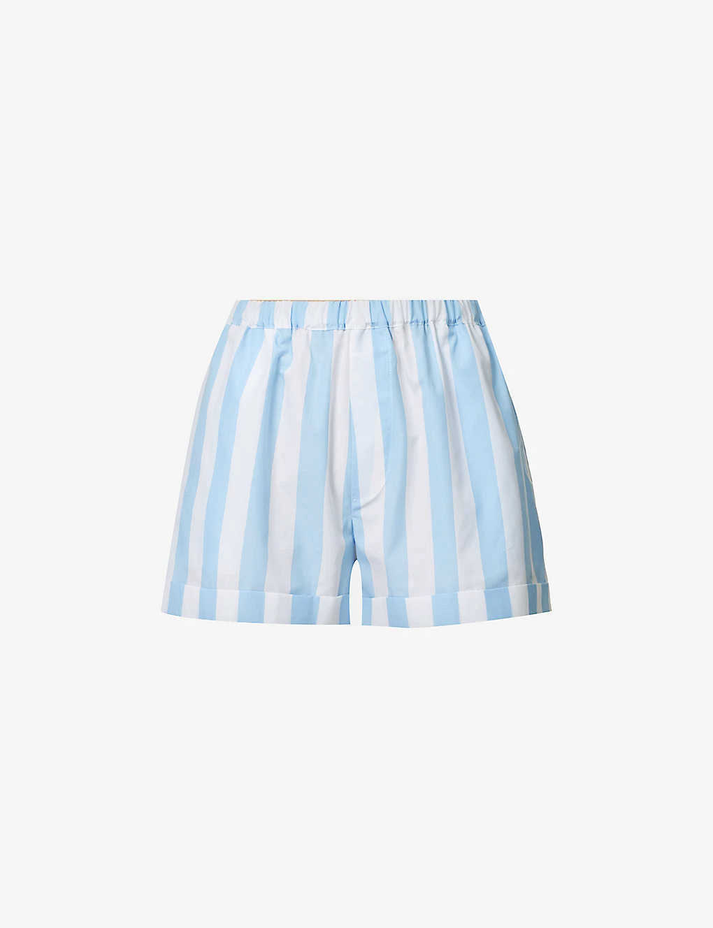 Classic Striped Cotton Shorts 1 Classic Striped Cotton Shorts