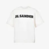 Jil Sander Logo-print Boxy-fit Cotton-jersey T-shirt