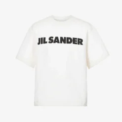 Jil Sander Logo-print Boxy-fit Cotton-jersey T-shirt