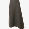 Jil Sander Asymmetric Mid-rise Wool-blend Midi Skirt
