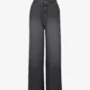 Sasha Gold-toned Hardware Wide-leg Relaxed-fit Jeans