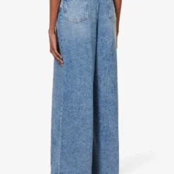 Sasha Wide-leg Mid-rise Denim Jeans -Outlet Pique Style Store R04173162 WORNWASH ALT03