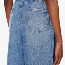 Sasha Wide-leg Mid-rise Denim Jeans -Outlet Pique Style Store R04173162 WORNWASH ALT05