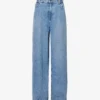 Sasha Wide-leg Mid-rise Denim Jeans