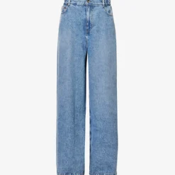 Sasha Wide-leg Mid-rise Denim Jeans