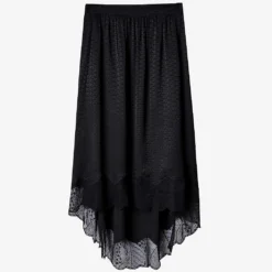 Zadig & Voltaire Christy Lace-trim Silk Camisole Top