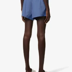 Avani Brand-embroidered Regular-fit Cotton-blend Shorts -Outlet Pique Style Store R04174446 SPAHIRE ALT03