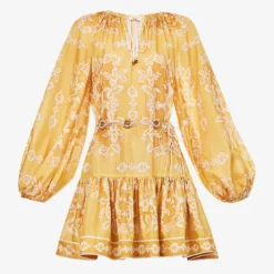 Zimmermann Raie Paisley-print Silk Mini Dress