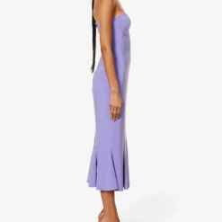 Norma Kamali Sleeveless Slim-fit Stretch-woven Midi Dress 7 Norma Kamali Sleeveless Slim-fit Stretch-woven Midi Dress -Outlet Pique Style Store R04179596 LILAC ALT02