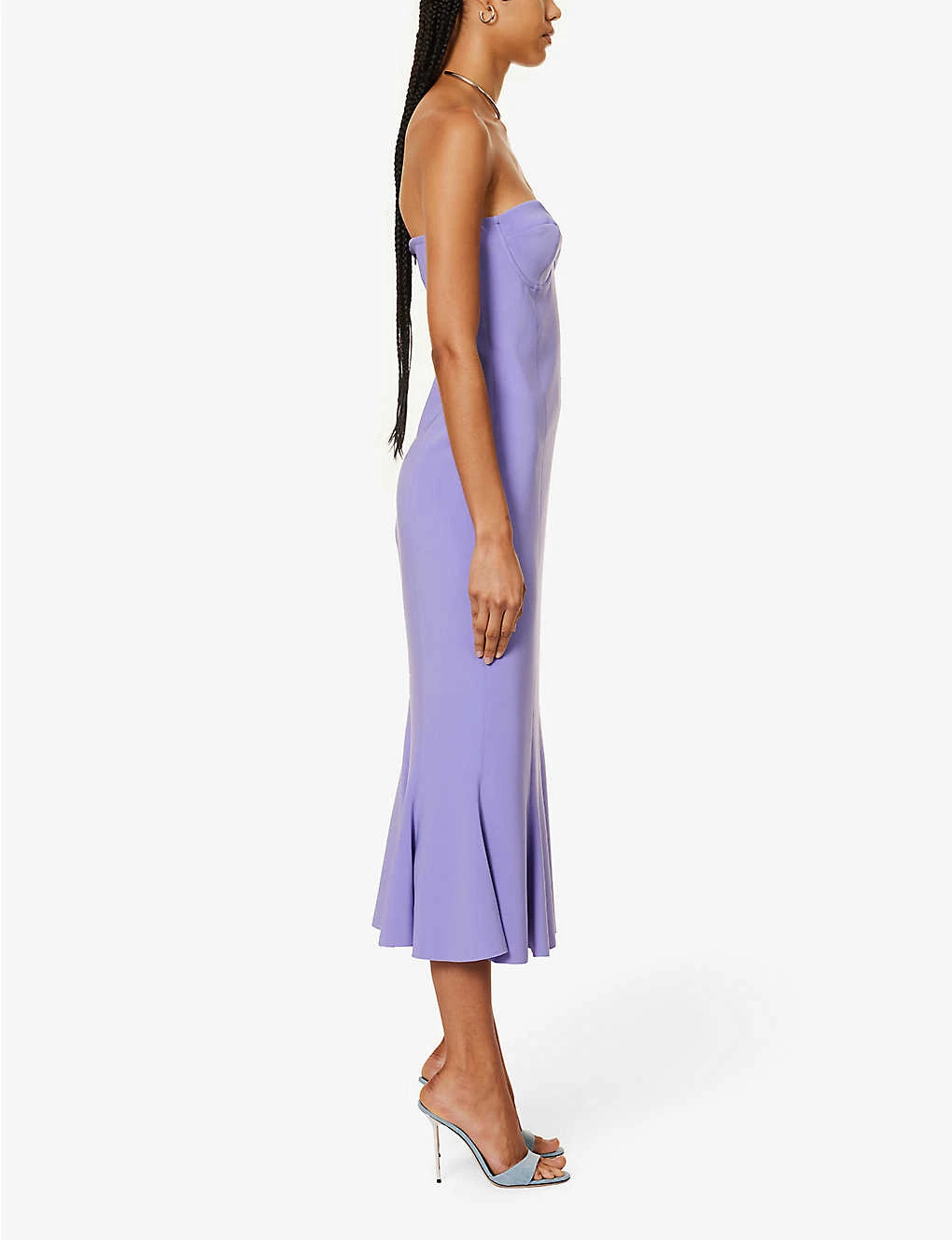 Norma Kamali Sleeveless Slim-fit Stretch-woven Midi Dress 3 Norma Kamali Sleeveless Slim-fit Stretch-woven Midi Dress - Image 3
