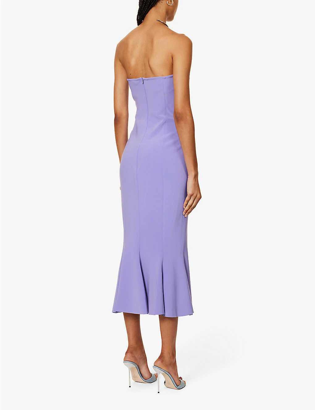 Norma Kamali Sleeveless Slim-fit Stretch-woven Midi Dress 4 Norma Kamali Sleeveless Slim-fit Stretch-woven Midi Dress - Image 4