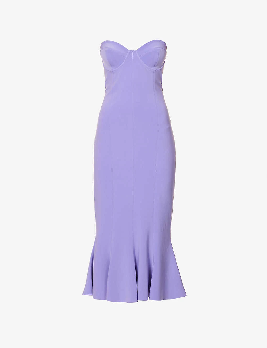 Norma Kamali Sleeveless Slim-fit Stretch-woven Midi Dress 1 Norma Kamali Sleeveless Slim-fit Stretch-woven Midi Dress