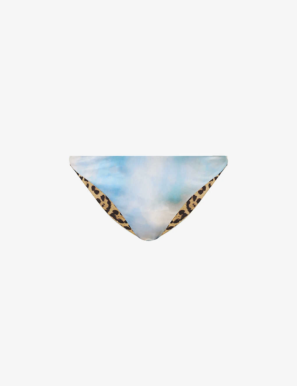 Roberto Cavalli Graphic-pattern Mid-rise Bikini Bottoms 1 Roberto Cavalli Graphic-pattern Mid-rise Bikini Bottoms