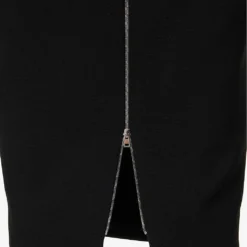 Victoria Beckham Slim-fit Round-neck Stretch-woven Midi Dress -Outlet Pique Style Store R04180535 BLACK ALT05