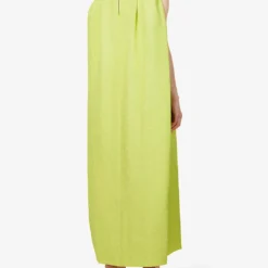 Clio Scoop-neck Woven Maxi Dress -Outlet Pique Style Store R04181115 GREENNEON ALT03